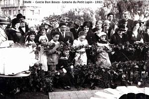 ORAN - CERCLE DON BOSCO - LOTERIE DU PETIT LAPIN - 1932